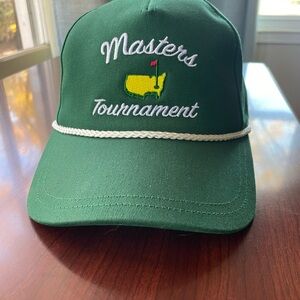 Masters Green rope hat -NEW
